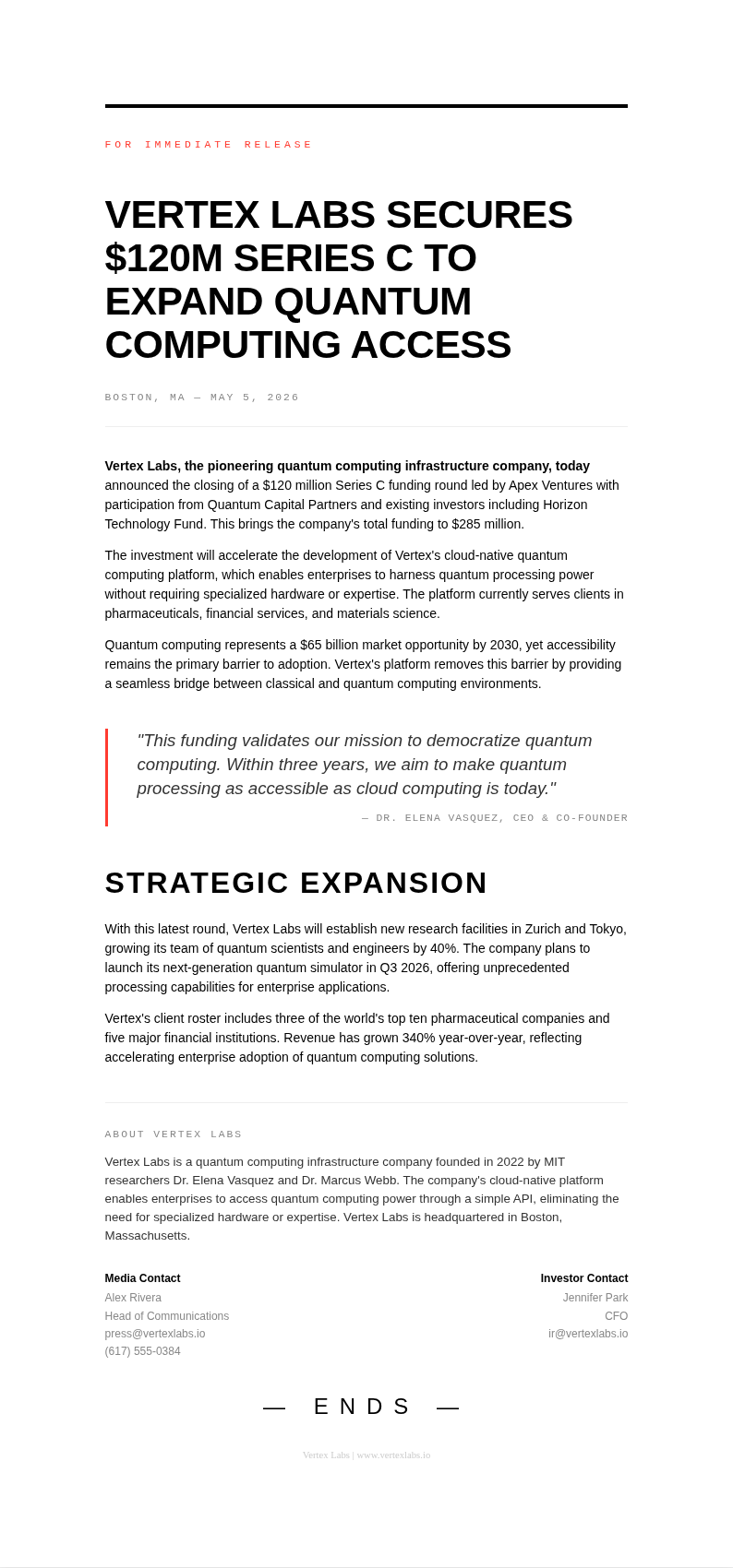 Modern Minimal Press Release